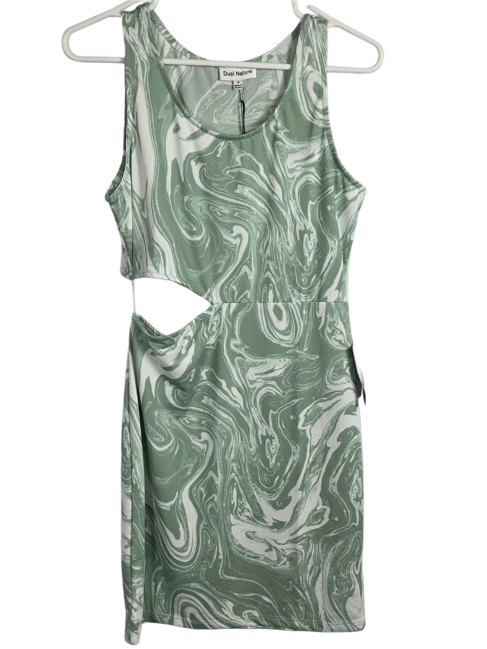 Dual Nature Swirl Cutout Dress